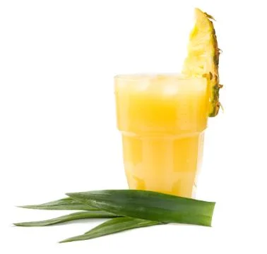 Pineapple juice Stock Photos