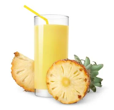 Pineapple juice Foto stock