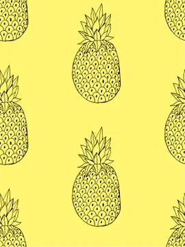 Pineapple with leaf icon. Tropical fruit isolated on white background. Symbol イラスト素材