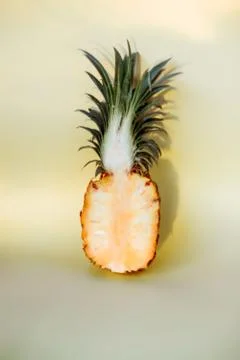 Pineapple on a light background Stock Photos