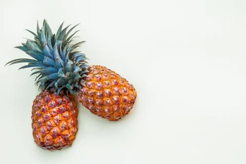 Pineapple on a light background Stock Photos