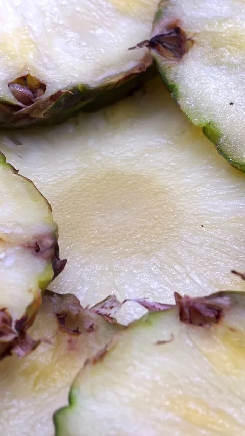 Pineapple macro food texture Stock Footage 326804215