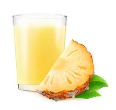 Pineapple milkshake Foto stock