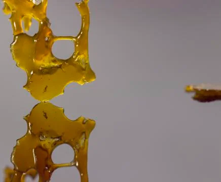 Pineapple Nug Run Shatter Macro Stock Photos