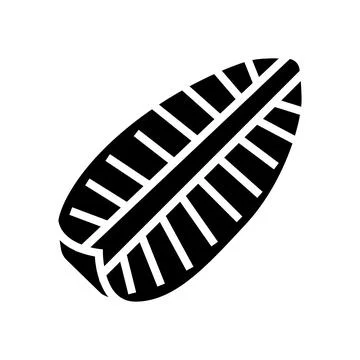 Pineapple one big slice glyph icon vector illustration Stock Illustration