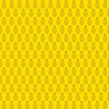 Pineapple pattern background design Stock Illustration