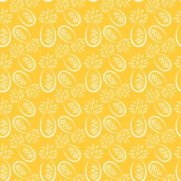 Pineapple pattern Illustrazione stock