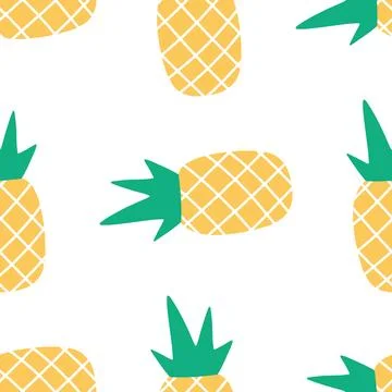 Pineapple pattern Stock Illustration