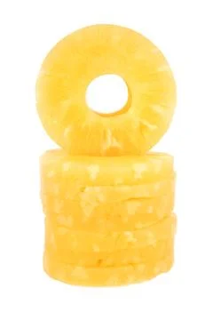 Pineapple rings Foto stock