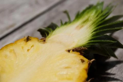 Pineapple ripe fruit Stock Photos