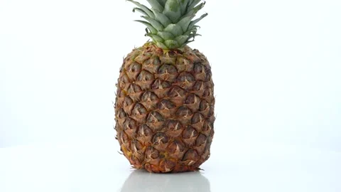 Pineapple rotation on white background 動画素材 237430230
