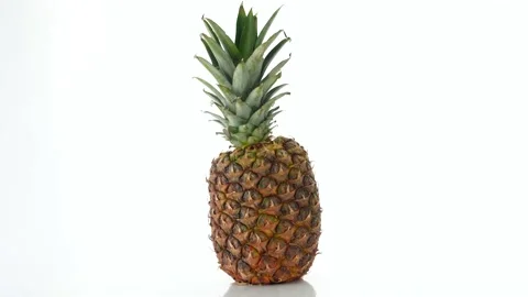 Pineapple rotation on white background 動画素材 237430234