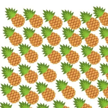 Pineapple seamless Stock Illustration