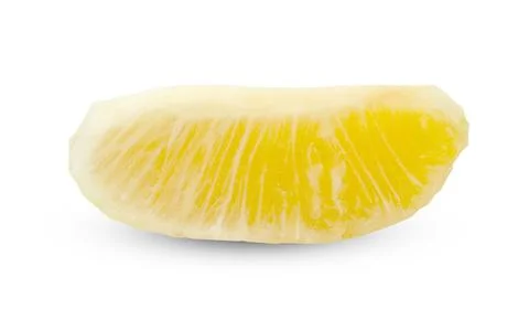 Pineapple slice isolated on white background Stock Photos