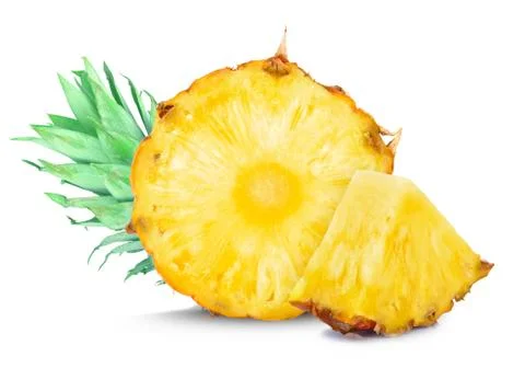 Pineapple slice Stock Photos