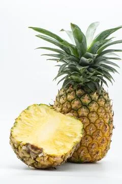 Pineapple slice Stock Photos