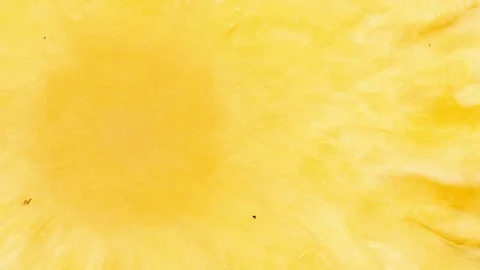 Pineapple slice rotating, not loop able Stock Footage 84441462