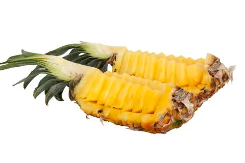 Pineapple sliced Stock Photos