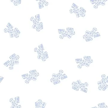 Pineapple slices glyph seamless pattern Stock Illustration
