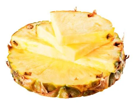 Pineapple slices Stock Photos