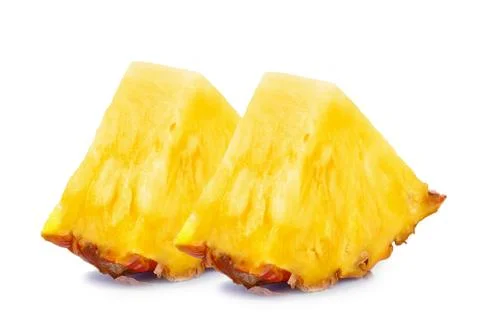 Pineapple slices Stock Photos