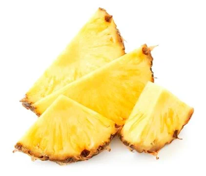 Pineapple slices Foto stock