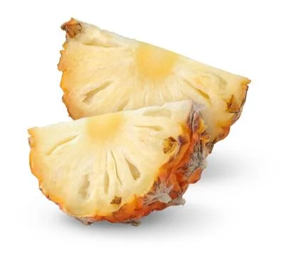 Pineapple slices Stock Photos