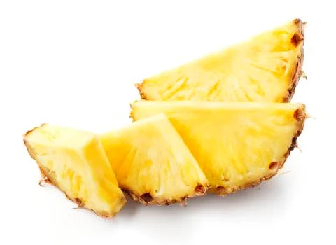 Pineapple slices Foto stock