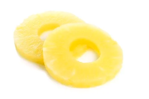 Pineapple slices Stock Photos