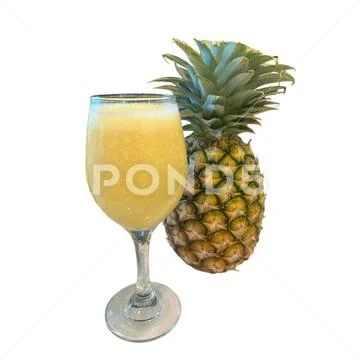 Pineapple smoothie-1 Modello PSD