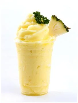 Pineapple smoothies Foto stock