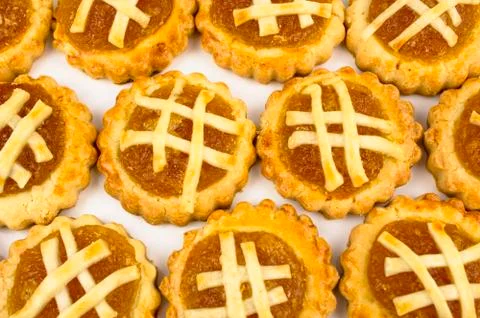 Pineapple tarts Stock Photos