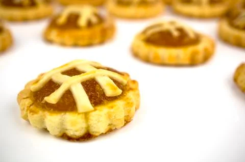 Pineapple tarts Stock Photos