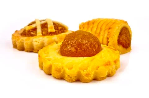 Pineapple tarts Stock Photos
