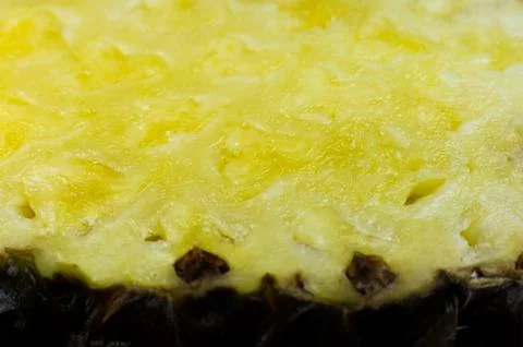 Pineapple texture background. Exotic fruit close up photo, macro view. Heal.. Stockfoto's