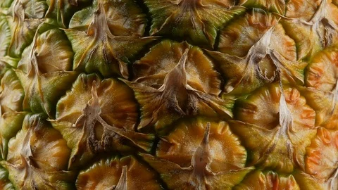 Pineapple texture close up Stock Footage 104305504