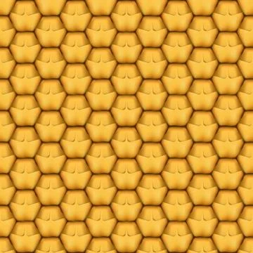 Pineapple texture seamless pattern background vector tropical illustration Stock Illustration