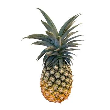Pineapple on white background-1 Stock Photos