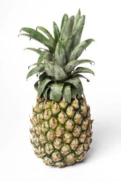 Pineapple on a white background Stock Photos