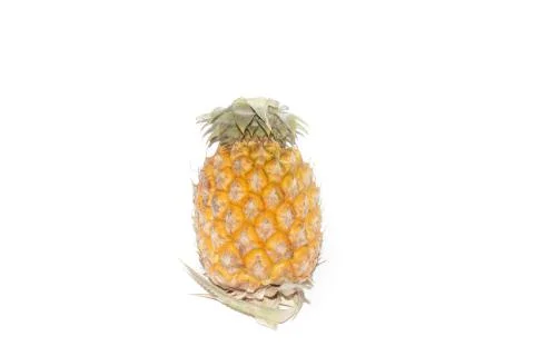Pineapple on white background. Stock Photos
