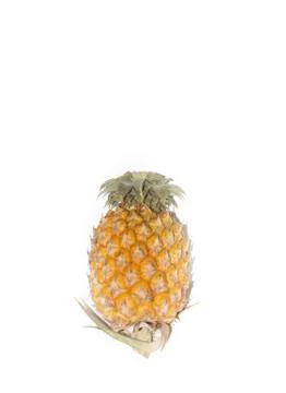 Pineapple on white background. Stock Photos