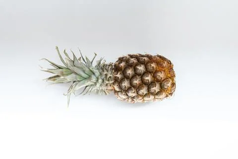 Pineapple on a white background Stock Photos