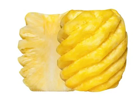 Pineapple on white background Photos