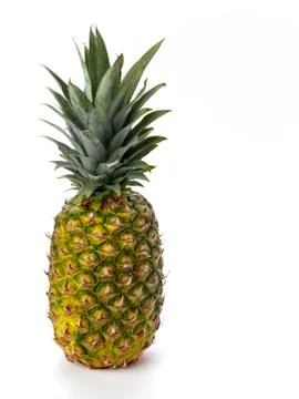 Pineapple on white Stock Photos