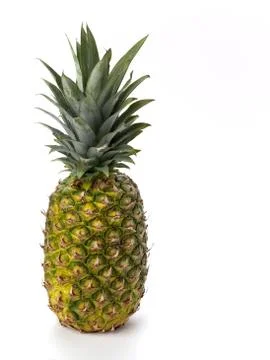 Pineapple on white Stock Photos