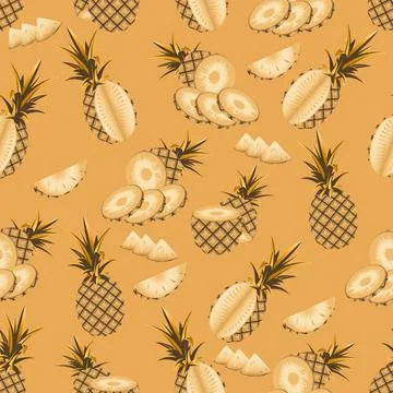 PineapplePattern Stock Illustration