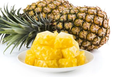 Pineapples isolated on white background Foto stock