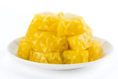 Pineapples isolated on white background Stock Photos