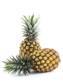 Pineapples isolated on white background Foto stock