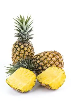 Pineapples isolated on white background Foto stock